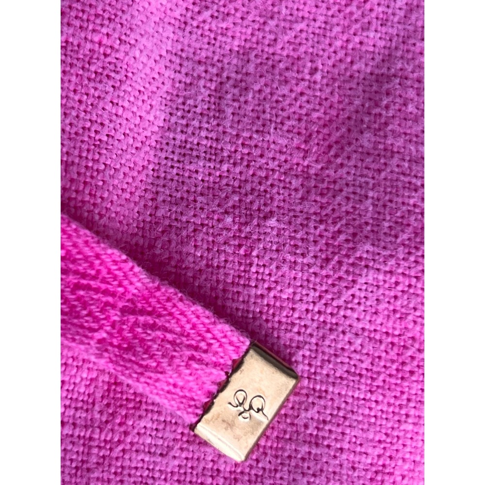 Lilly Pulitzer bright pink linen beach pants size large - Picture 8 of 15